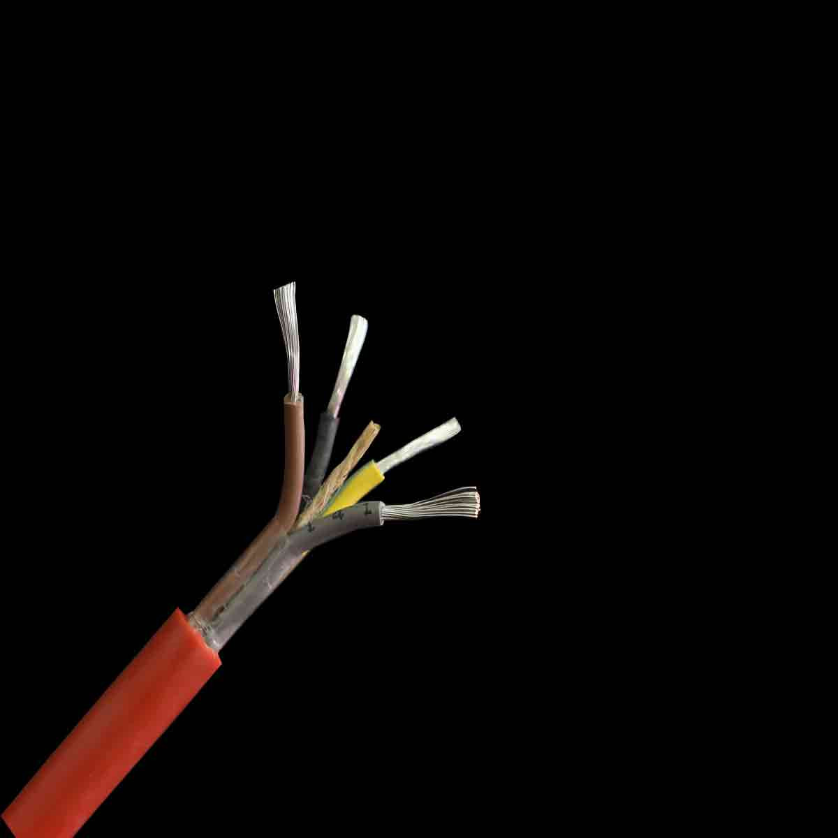 کابل سیلیکونی افشان قلع اندود  ساده 1.5*4 آگر