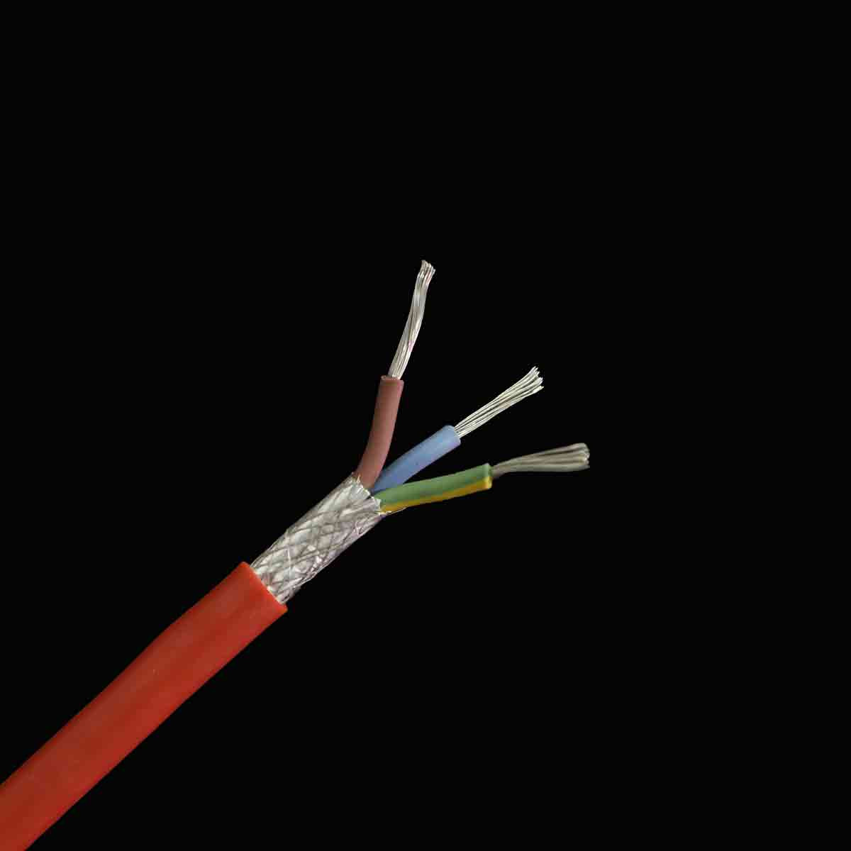 کابل سیلیکونی افشان قلع اندود فویل و شیلد 1.5*3 آگر